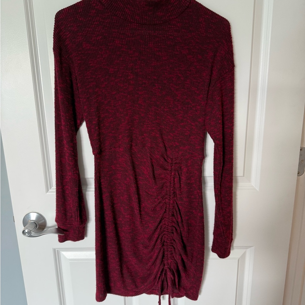 Burgundy Knit Dress